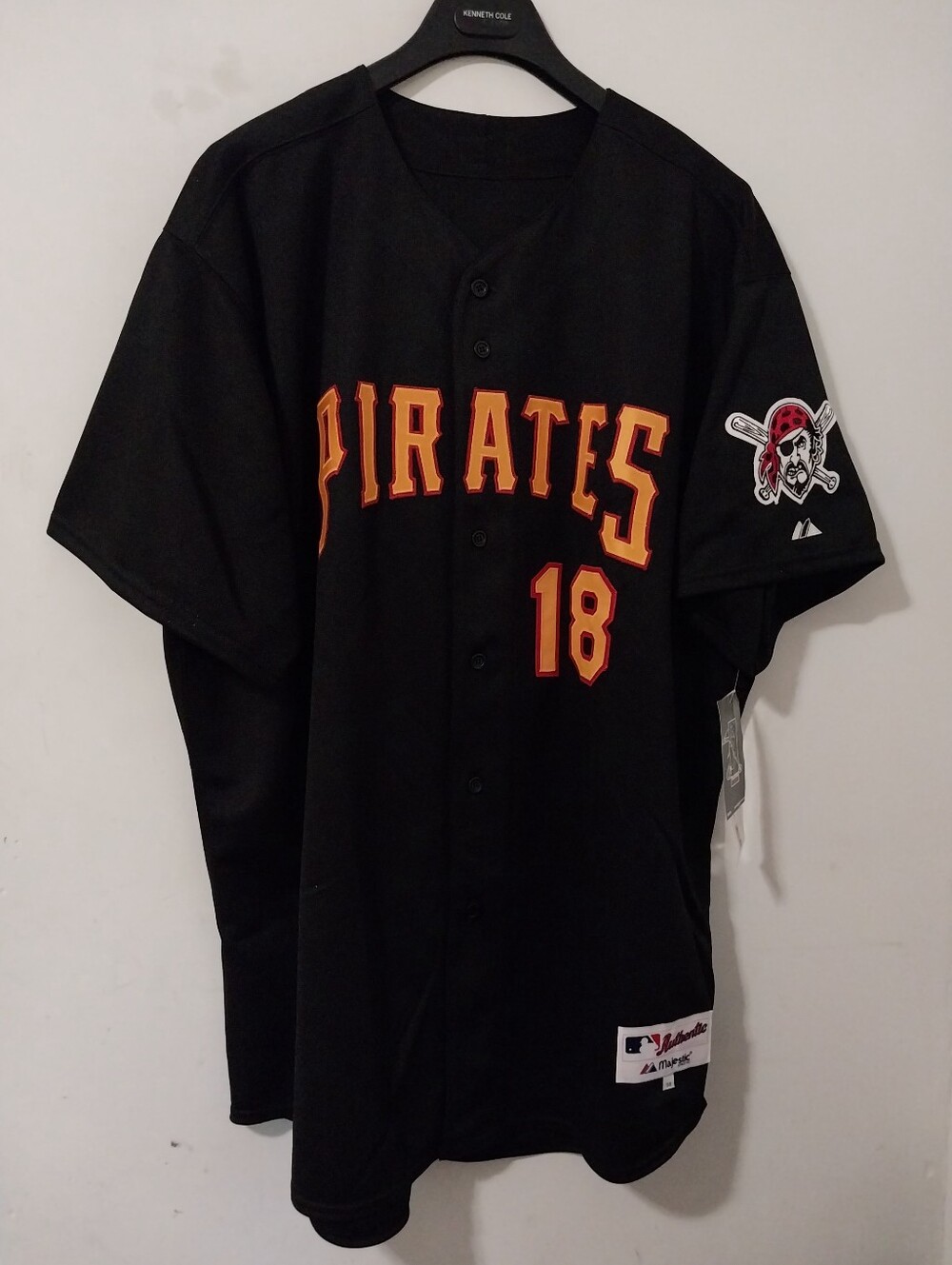 Majestic Authentic Pittsburgh Pirates Jason Kendall Alt Jersey Size 58